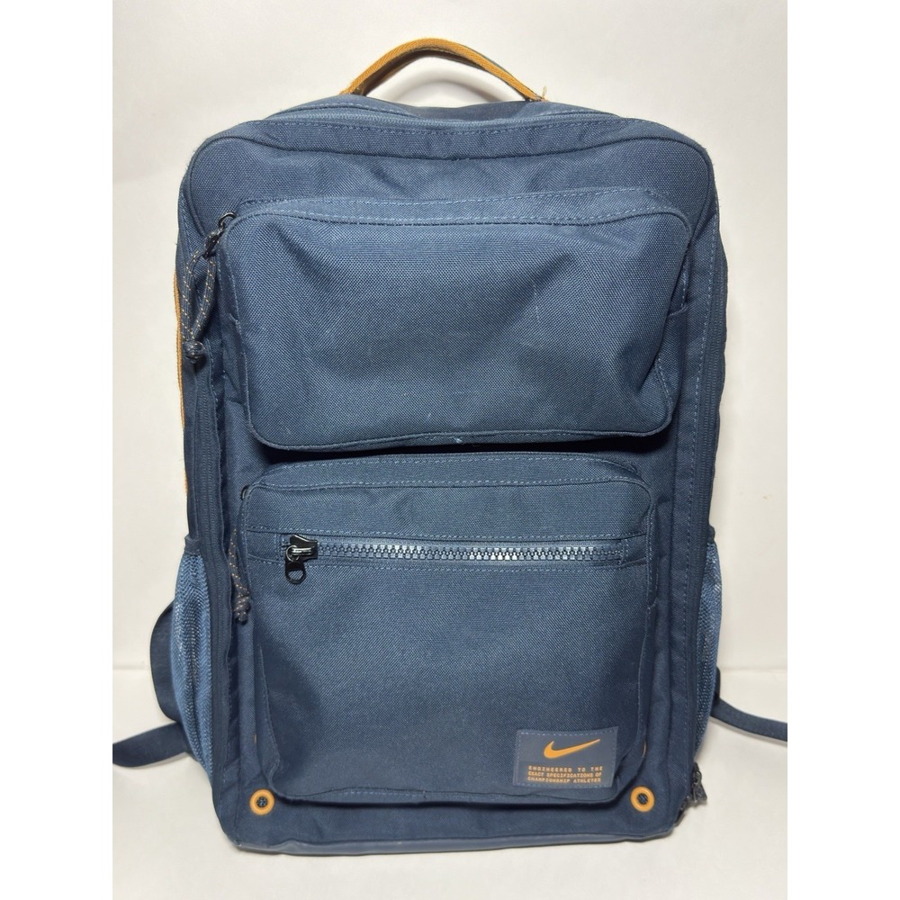 Nike Utility Speed Training Backpack Navy Blue Cargo Hiking Heavyweight Bag